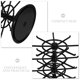 thumbnail image 3 of GOOHOCHY Exhibidor Negro Para Collares Y Aretes Con Soporte Giratorio Y Compacto Para Almacenamiento, 3 of 7