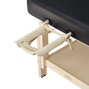 Master Massage Harvey Comfort Stationary Massage Table, Black