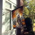 thumbnail image 2 of Afghan Hound Spooky Halloween House Flag 28 in x 40 in, 2 of 7