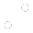 thumbnail image 4 of Peine elástico Jumpingount entrelazado con circulares completos accesorio de peluquería Transparente 2Conjunto, 4 of 6