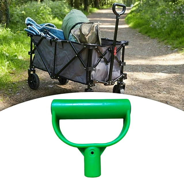 Carro utilitario con manija de empuje y tracción, accesorio para carrito de vagón, manija de repuesto para camión de mano para patio al aire libre y Estilo B 115X11CM
