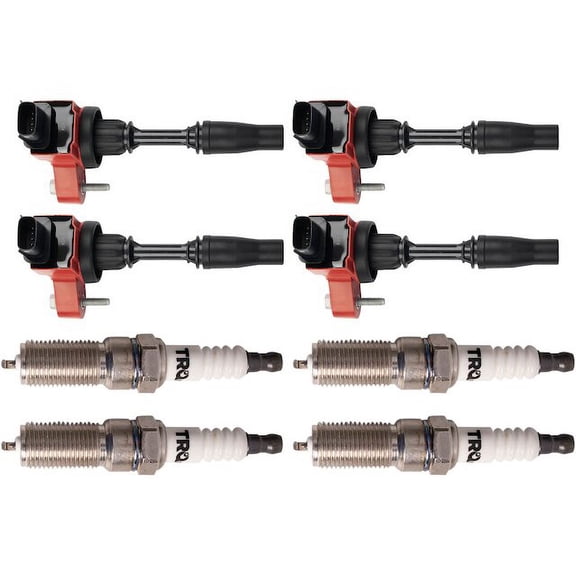 Ignition Coil and Spark Plug Kit 8 Piece - Compatible with 2013 - 2019 Chevy Malibu 2.0L 4-Cylinder 2014 2015 2016 2017 2018