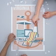 thumbnail image 3 of Virginia Beach, Virginia, Letterpress Anchor (1000 Piece Puzzle, Size 19x27, Challenging Jigsaw Puzzle for Adults and Family, Made in USA), 3 of 4