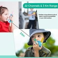 thumbnail image 4 of Obuby Toys for 3-12 Year Old Boys Girls Walkie Talkies for Kids 22 Channels 2 Way Radio Gifts with Backlit LCD Flashlight 3 KMs Range Gift Toy for Age 3 up Boy Girl to Outside, Hiking, Camping, 4 of 7