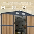 thumbnail image 2 of LiviNest 10x12 FT Outdoor Storage Shed: Metal Garden Shed with Lockable Doors & 2 Windows - Multi-Purpose Backyard Shed for Urban Farmers & Workshop Storage, 2 of 6
