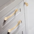 thumbnail image 4 of Furniture Handle Brushed Brass Kitchen Furniture Handle Zinc Alloy Kitchen Knob, 4 of 5