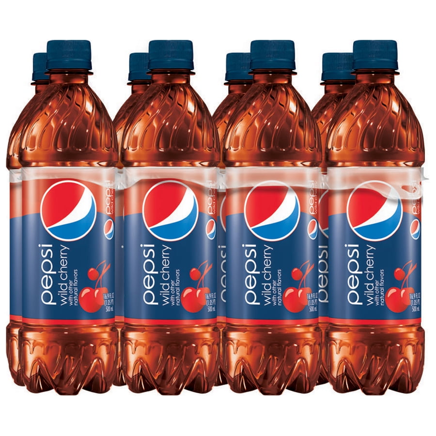 Pepsi Wild Cherry Soda 8 169 Fl Oz Bottles 