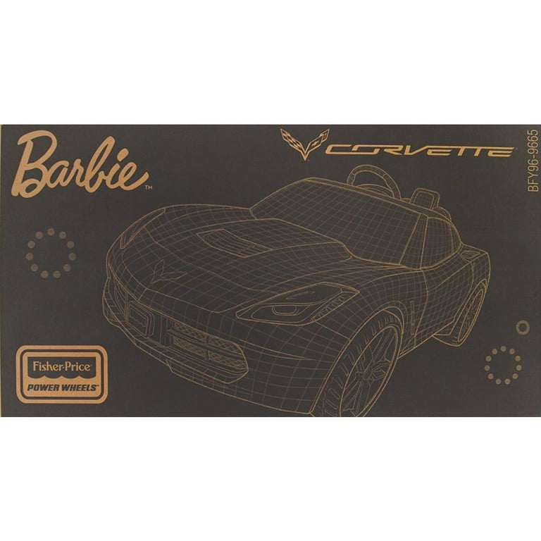 Fisher Price Power Wheels Barbie Corvette Walmart