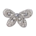 thumbnail image 3 of yuksok Rhinestone Shoe Decoration Shoe Charm for Wedding Shoe Clothes Garment 9cmx5.8cm, 3 of 9