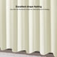thumbnail image 4 of onlyliua para Interior/Exterior Cortina de Ducha de La Verde Azulado para Baño, Tejido Resistente, Juego de Cortina de Baño de Poliéster con Peso para Hotel con 12 Ganchos de Plastico, 4 of 7