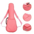 thumbnail image 6 of Ukulele Bag Case 4 String Portable Musical Instrument Storage Pouch Backpack Gig Bag for Soprano and Standard Ukuleles Colorful, 6 of 6