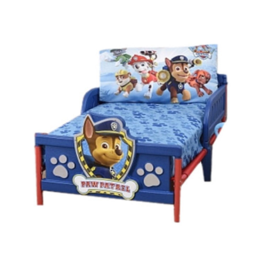 PAW Patrol Toddler Bedding 2 Piece Set 28" x 52" Bed Sheet and