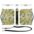 thumbnail image 5 of FOR U DESIGNS Daisy Bible Cover for Women Soft PU Leather Bible Bag with Zipper Sturdy Bible Protective Carrier Size Medium Easy to Clean Crossbody Backpack Bag Purse for Bible Study Religious, 5 of 7