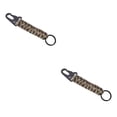 thumbnail image 3 of Scienceny LLavero de Paracord para exteriores, 7 hebras, mosquetón, llavero de supervivencia, cuerda, multifuncional, cordón de camuflaje Type2 NO2, 3 of 6