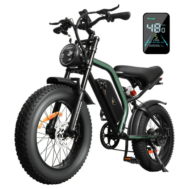 Bicicleta Eléctrica HONEY WHALE K6 Verde Walmart en línea