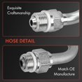 thumbnail image 5 of A-Premium Power Steering Hose Pressure Line Hose Assembly Compatible with Ford Contour Mercury Mystique 1998-2000 Cougar 1999-2000 2.0L 2.5L To Gear, 5 of 5