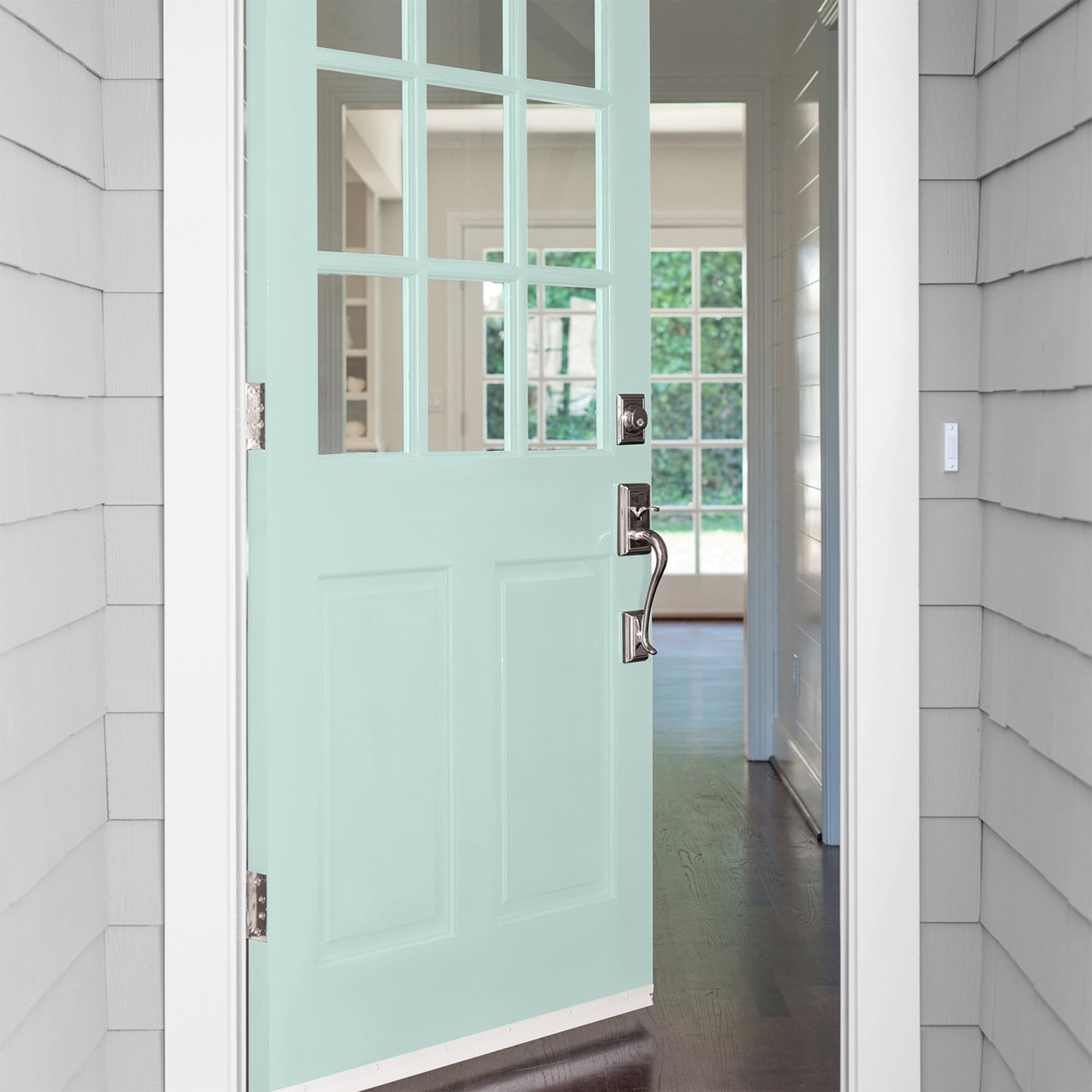 Glidden High Endurance Plus Green Wave Semi Gloss Exterior Paint and Primer, 1 Quart