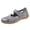 Grey, variant on DSJLMQ Women's Adjustable Strap Sandals Hollow Breathable Casual Shoes Fashion Wide Width L𝗈afers Comfortable Work Daily Walking Slide Non-S𝗅ip Closed Toe Sandalias