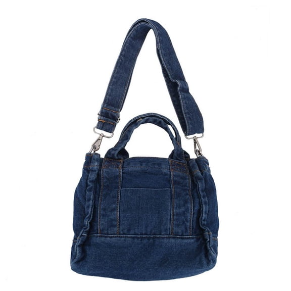 Giaone Portable Denim Blue Bags Retro Travel for WomenShopper Purse Party Gift Women