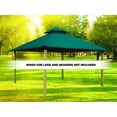 thumbnail image 2 of ACACIA 12 ft. sq.  Gazebo Roof Framing and Mounting Kit Aqua Marine, 2 of 2