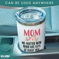 thumbnail image 5 of Mother''s Day Gifts From Kids - No Matter How Hard Life Gets Ugly Children Mug Coffee Tumbler 20 Ounce Happy Birthday Mom Travel Mug Funny Gifts From Son Best Cup, 5 of 6