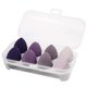 thumbnail image 1 of Esponjas de maquillaje, juego de licuadora de belleza, huevos de maquillaje multicolor con caja de regalo de líquido, crema y polvo MFZFUKR CZMR-HQ117-3, 1 of 5