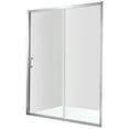 thumbnail image 4 of Halberd Series 59-60"W x 72"H Sliding Framed Shower Door in Brushed Nickel with Tsunami Guard Tempered Glass, 4 of 12