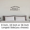 thumbnail image 2 of I Dont Understand Your Obsession With Timeliness Arrow Funny Wall Decals for Walls Peel and Stick wall art murals Black Medium 18 Inch, 2 of 2
