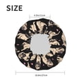 thumbnail image 6 of Kdxio French Bulldog Print Shower Cap for Women,Elastic and Reusable,Double Waterproof Layers Bathing Hat, 6 of 9