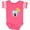 Football Pink and White, variant on Inktastic 1st Birthday Party Girls Owl Girls Baby Bodysuit