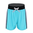 thumbnail image 4 of Alvivi Girls 2Pcs Swimwear One-piece Racer Back Jumpsuit Top Boyshorts Swimsuit Set 4-16 Blue 4, 4 of 7