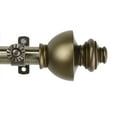 thumbnail image 3 of InStyleDesign  Monarch Adjustable Antique Brass Curtain Rod Set 120 to 170 inch, 3 of 3