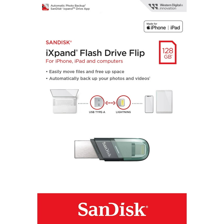 Free Shipping! SanDisk 128GB iXpand‚Ñ¢ Flash Drive Flip Free Shipping! SanDisk 128GB iXpand‚Ñ¢ Flash Drive Flip