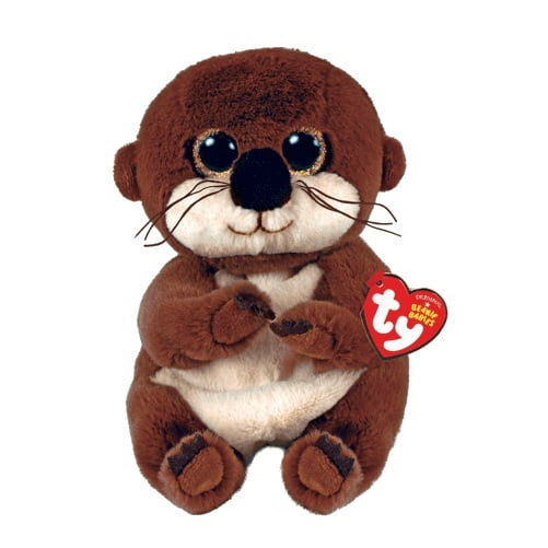 TY Beanie Baby (Beanie Bellies) MITCH the River Otter (6 Inch
