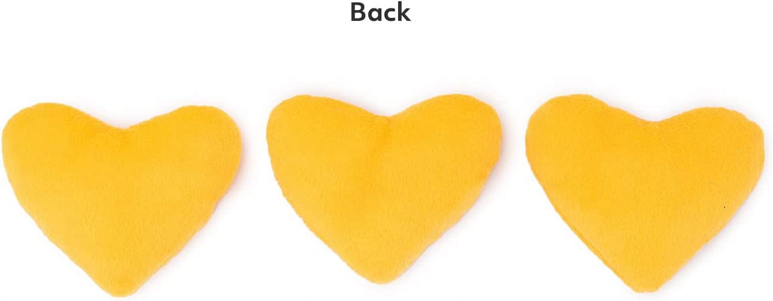 ZippyPaws - Valentine's Miniz, Stuffed Squeaker Dog Toy and Replacement for Interactive Burrows - 3-Pack, Heart Cookies