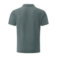 thumbnail image 7 of Yifymode Polo Shirts for Men Collared Short Sleeve Texture Polo Shirt, Lightweight Quick Dry Casual Shirts, Breathable Golf Tops, 7 of 7