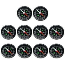 Uxcell 40mm Mini Compass [10PCS] - Pocket Oil Filled Small Compass for Hiking & Camping