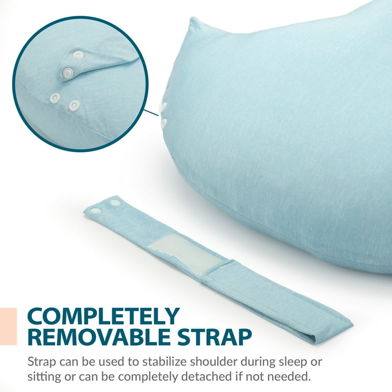 Allersoft American Company Warranted Post Shoulder Surgery Pillow Rotator Cuff Pillow. Relief from Shoulder Pain or Frozen Shoulder. Cooling Fabric