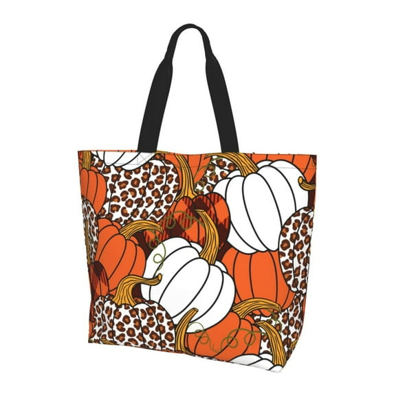 Yiaed Various Pumpkins Print Handbag for Women Tote Purse Shoulder Bag Large Fashion Hobo Purse Handbag Shopping Tote