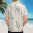 thumbnail image 6 of High Quality Hawaiian Shirts for Men Short Sleeve Aloha Beach Shirt Floral Summer Casual Button Down Shirts Blouses 2IE3UF, 6 of 7