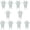 10 PCS, variant on Lypsnake 10PCS 10 Inch Plastic Plant Climbing Trellis,4 Curved Hook Top Grid Vine Support Stake for Potted Ivy Pothos Climbing Houseplant Indoor Flower Pot Gardening Decor
