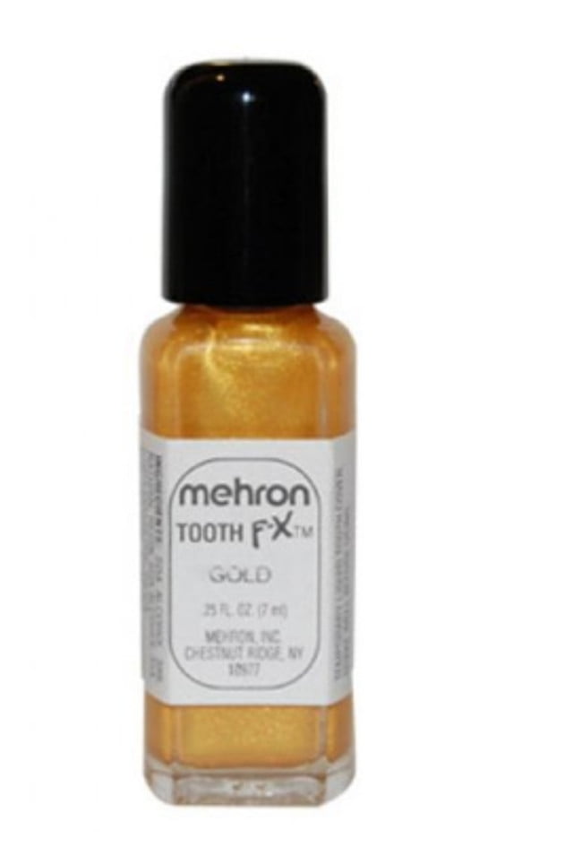 Tooth FX Gold 0.25 oz Mehron Paint Teeth Color Halloween ...