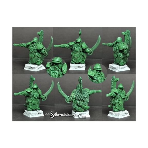 Scibor Monstrous Miniatures Dwarf Winged Hussar #4 New