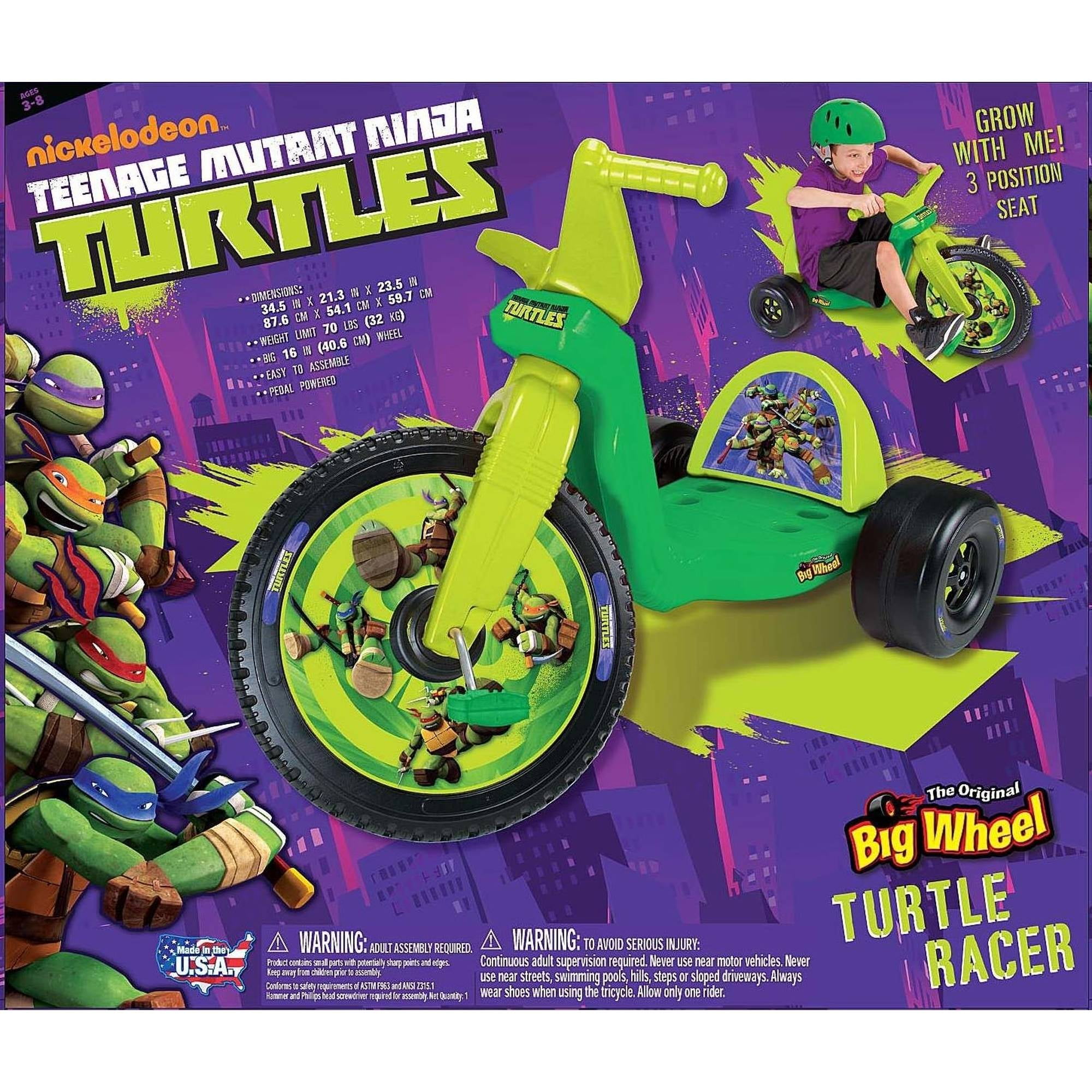 teenage mutant ninja turtles big wheel