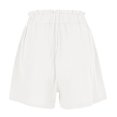 thumbnail image 4 of Loopsun Womens Shorts, Summer Shorts for Women, Women Casual Solid Elastic Waist Pocket Fashion Short Pants White XXL, 4 of 5