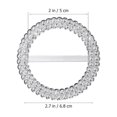 thumbnail image 2 of FOMIYES 50Ud Circular Para Decorar De Con Acabado En Plata, 2 of 6