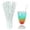 C, variant on 100Pcs 8In Colorful Striped Disposable Kraft Paper Straws Eco-friendly Decorative Drinking Straws For Party Bar Dessert Use