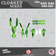 thumbnail image 2 of Kalair GFX Graphics Kit for Gasgas EC125,EC200,EC250,EC300, and EC450 (2012-2017) Cloaked Series, 2 of 5
