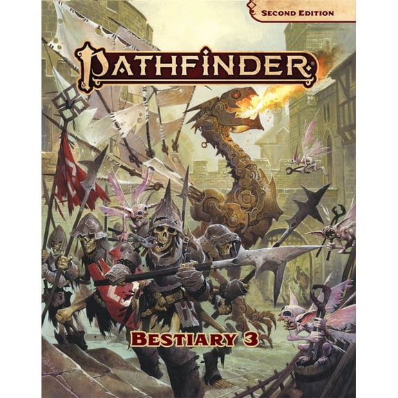 Pathfinder Second Edition Rulebooks Pathfinder Bestiary 3, (Hardcover)