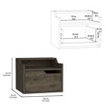 thumbnail image 6 of Winchester Floating Nightstand: Modern -Tier Design, Spacious Storage & Compact Chic, 6 of 6